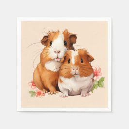 Guinea Pig Buddies Serviette