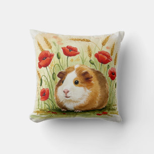 Guinea Pig Cavia Cavy Blume Kissen