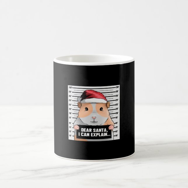 Guinea Pig Christmas Cavy|Lieber Santa I kann erkl Kaffeetasse (Mittel)