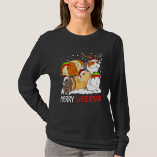 Guinea Pig Christmas Merry Wheekmas Guinea Pigs T-Shirt