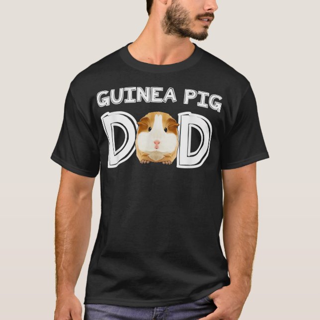 Guinea Pig Dad Costume Clothing Cavy Requories G T-Shirt (Vorderseite)