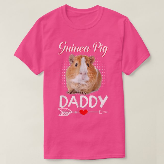 Guinea Pig Daddy Costume Clothing Cute Guinea Pig  T-Shirt (Design vorne)