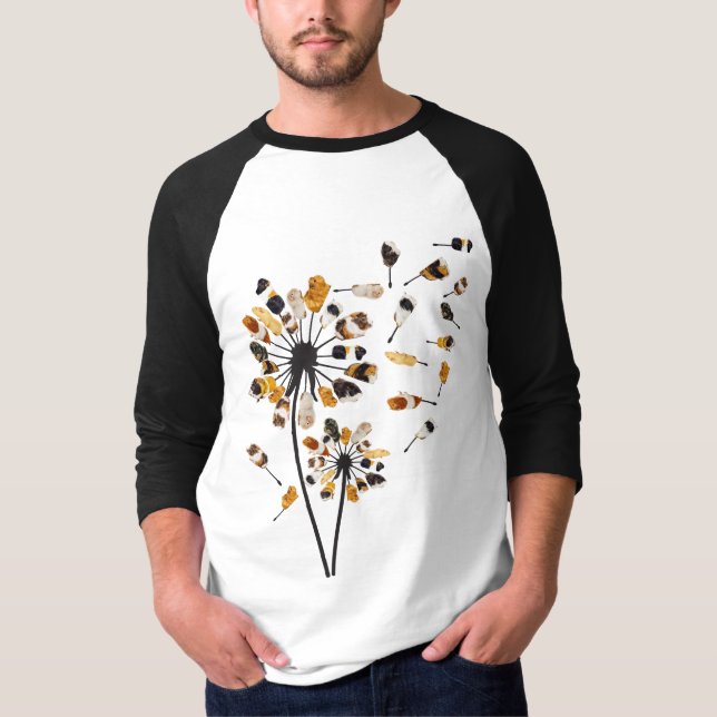 Guinea Pig Dandelion T-Shirt (Vorderseite)