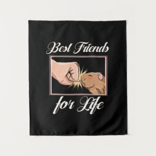 Guinea Pig die besten Lebensfreunde Niedlicher H Wandteppich