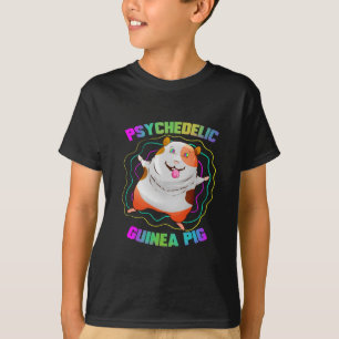 Guinea Pig EDM Party Haustier Farbige Guinea T-Shirt