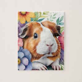 Guinea Pig Family Pet Portrait Puzzle