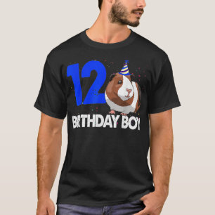Guinea Pig Geburtstag Junge 12 Frauen Funny Cavy P T-Shirt