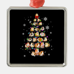 Guinea Pig Geschenk  Frohe Weihnachtszeit Guinea S Ornament Aus Metall