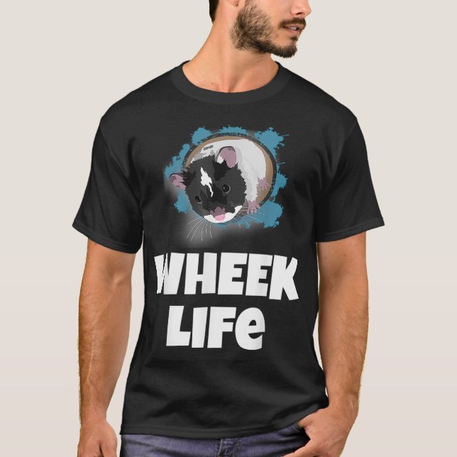 Guinea Pig Geschenk Funny Pet Eigentümer Weiher Ti T-Shirt (Vorderseite)