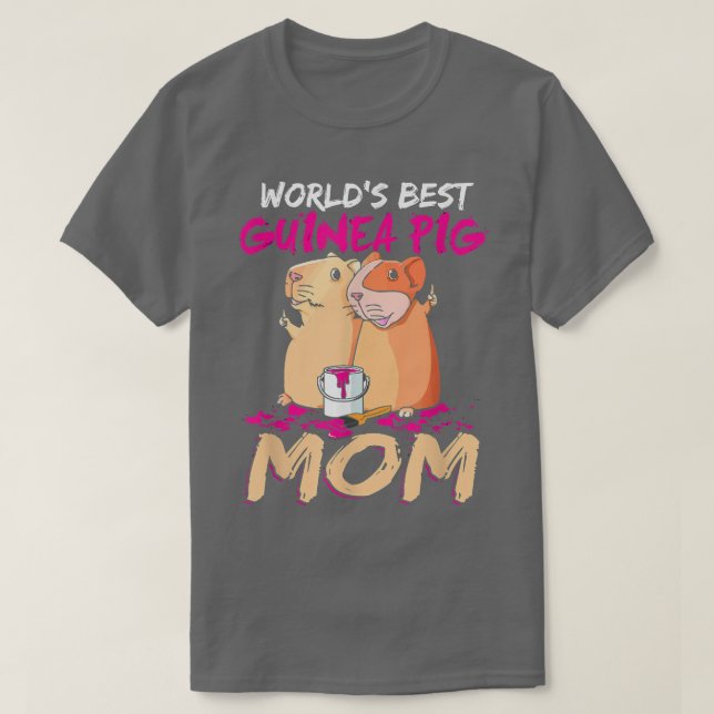 Guinea Pig Girl Guinea Pig Women worlds best Guine T-Shirt (Design vorne)