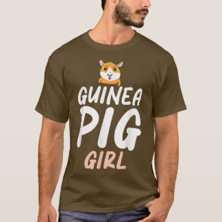 Guinea Pig Girl Niedliche Guinea Schwein T-Shirt