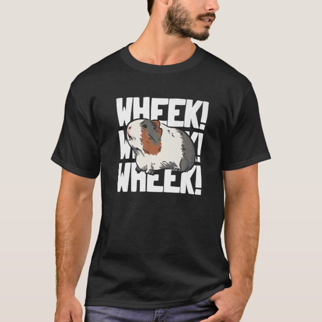 Guinea Pig Girl Wheek Wheek Guinea T-Shirt (Vorderseite)