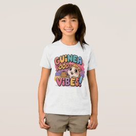 Guinea Pig Good Vibes Farbenfrohe Kunst Tri-Blend Shirt