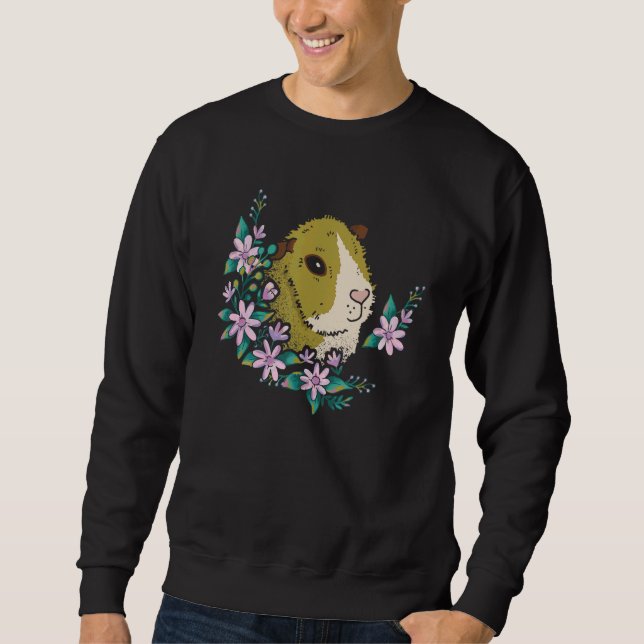 Guinea Pig Graphic Guinea Pig Owner Pet Cavy Anima Sweatshirt (Vorderseite)