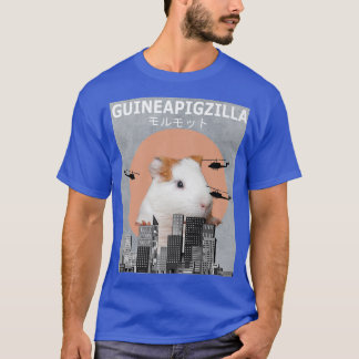 Guinea Pig Guinepigzilla Animal Funny Guinea Pigs T-Shirt
