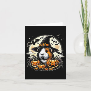 Guinea Pig Halloween Hexenkunst Karte