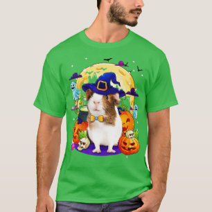 Guinea Pig Halloween mit Moon Pumpkin Boo Kinder G T-Shirt