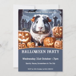 Guinea Pig Halloween-Party Einladung
