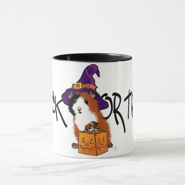 Guinea Pig Halloween Tasse (Zentrum)