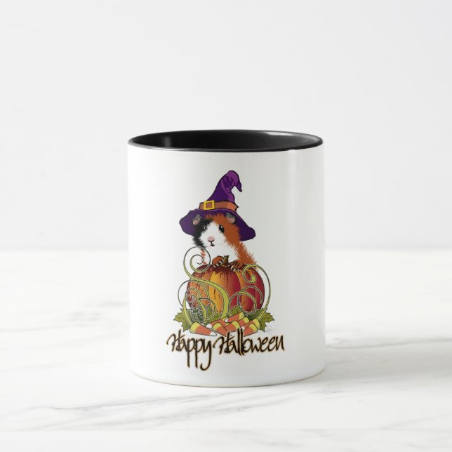 Guinea Pig Halloween Tasse (Zentrum)