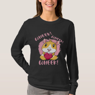 Guinea Pig Heart Wheel Niedliches Baby Pet Lover T-Shirt