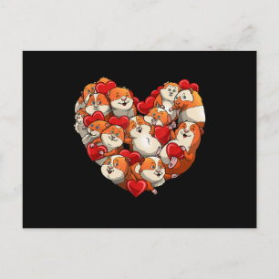 Guinea Pig Herz Funny Valentinstag Geschenke Fraue Postkarte