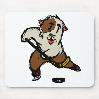 Guinea Pig Hockey Mousepad