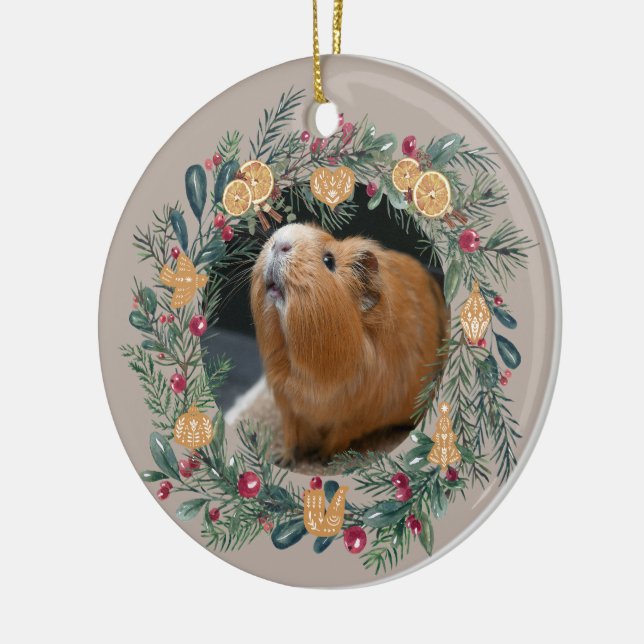 Guinea Pig individuell einstellbar Keramik Ornament (Links)