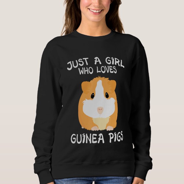 Guinea Pig Just a Boy Who Loves Guinea Pigs 2 Sweatshirt (Vorderseite)