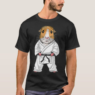 Guinea Pig Karate Ninja JiuJitsu Taekwondo Arts T-Shirt