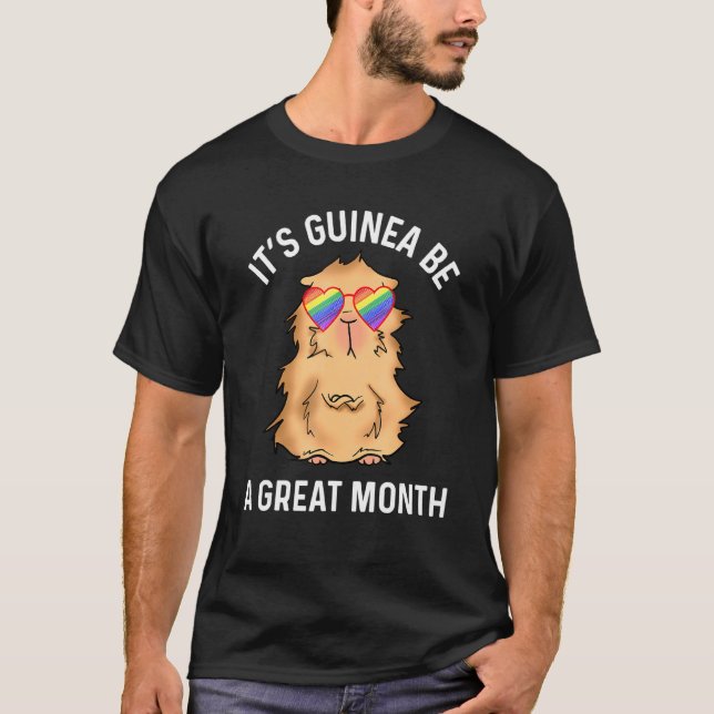Guinea Pig Lgbtq Stuff Gay Pride Monat seine Schla T-Shirt (Vorderseite)
