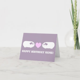 Guinea Pig Liebe Karte
