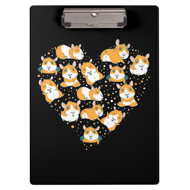 Guinea Pig Liebe Klemmbrett (Vorderseite)