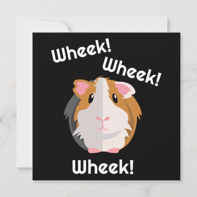 Guinea Pig Liebe Mitteilungskarte (Vorderseite)