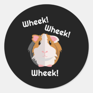 Guinea Pig Liebe Runder Aufkleber