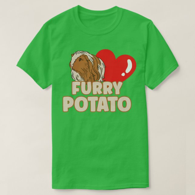 Guinea Pig Lover Furry Potato  T-Shirt (Design vorne)