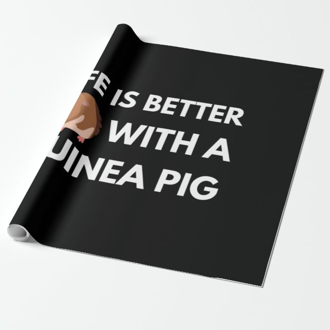 Guinea Pig Lover Geschenkpapier (Ungerollt)