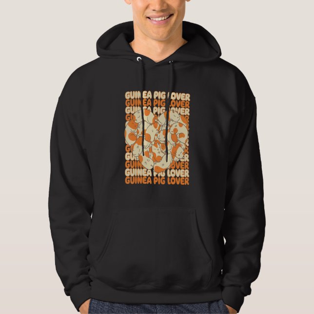 Guinea Pig Lover Graphic Guinea Pig Owner Cavy Ani Hoodie (Vorderseite)