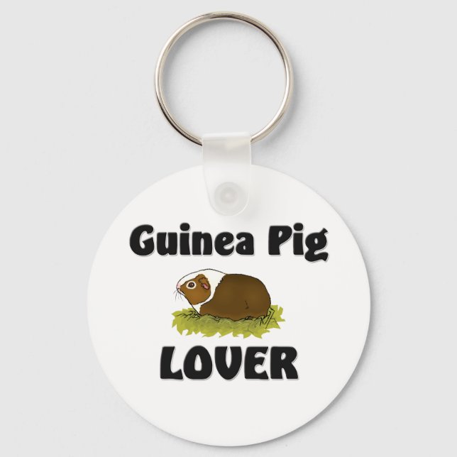 Guinea Pig Lover Schlüsselanhänger (Vorderseite)