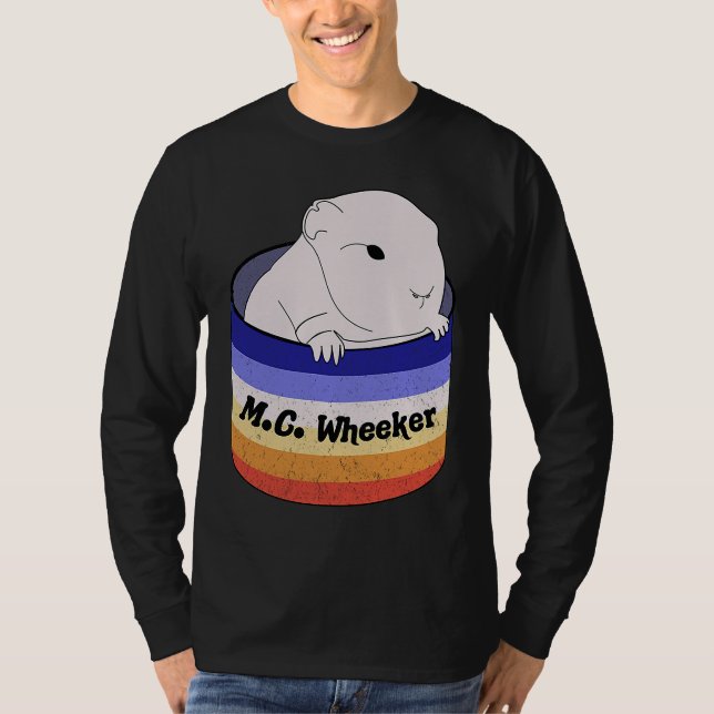 Guinea Pig M C Wheeker Wheeking Cavy T-Shirt (Vorderseite)
