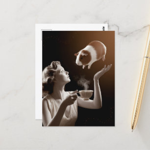 Guinea Pig Magick Postkarte