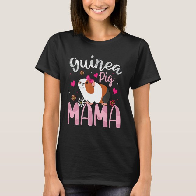 Guinea Pig Mama   Guinea Pigs   Women Girls Kid T-Shirt (Vorderseite)