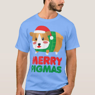 Guinea Pig Merry Pigmas Funny Niedlich Pig Lover C T-Shirt
