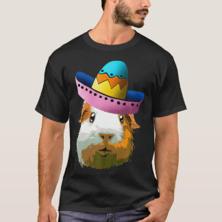 Guinea Pig Mexican Sombrero Cinco De Mayo T-Shirt