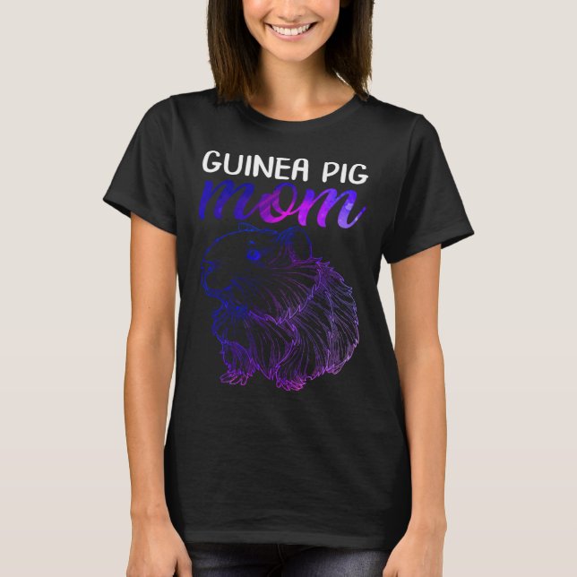 Guinea Pig Mom Cute Furry Potato Cavy Guinea Mom M T-Shirt (Vorderseite)