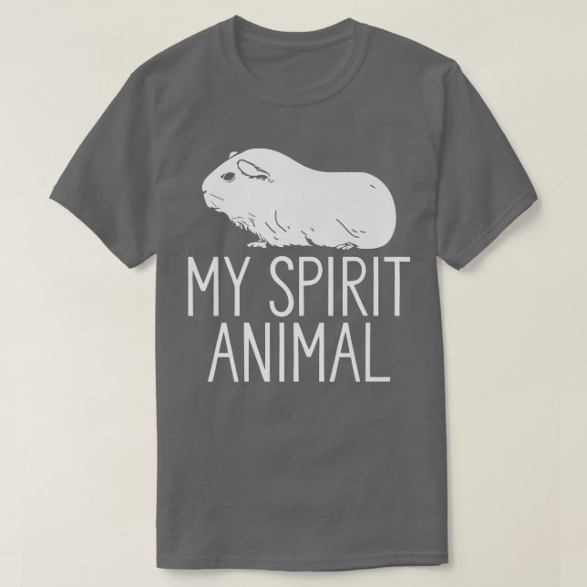 Guinea Pig My Spirit Animal Hamster Pater Lover T-Shirt (Design vorne)