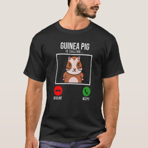 Guinea Pig nennt Guine Pig Lover Schweinehalter un T-Shirt