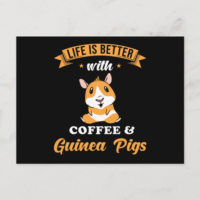 Guinea Pig Niedlich Postkarte (Vorderseite)