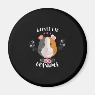 Guinea Pig Oma Mors Day and Christmas Geschenk Magnet