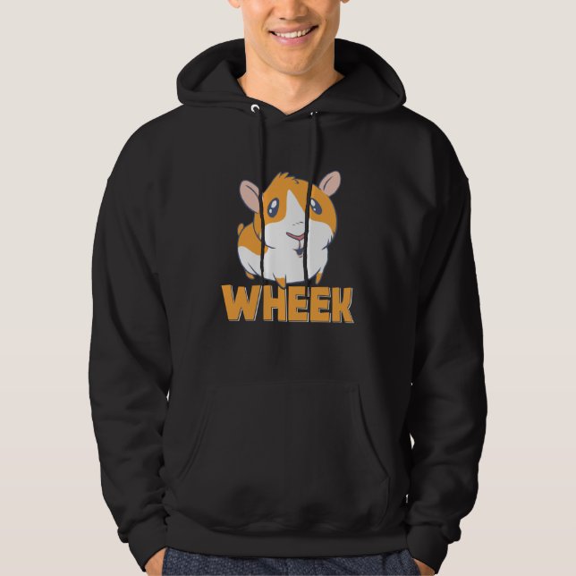 Guinea Pig Owner cute Wheek Hoodie (Vorderseite)